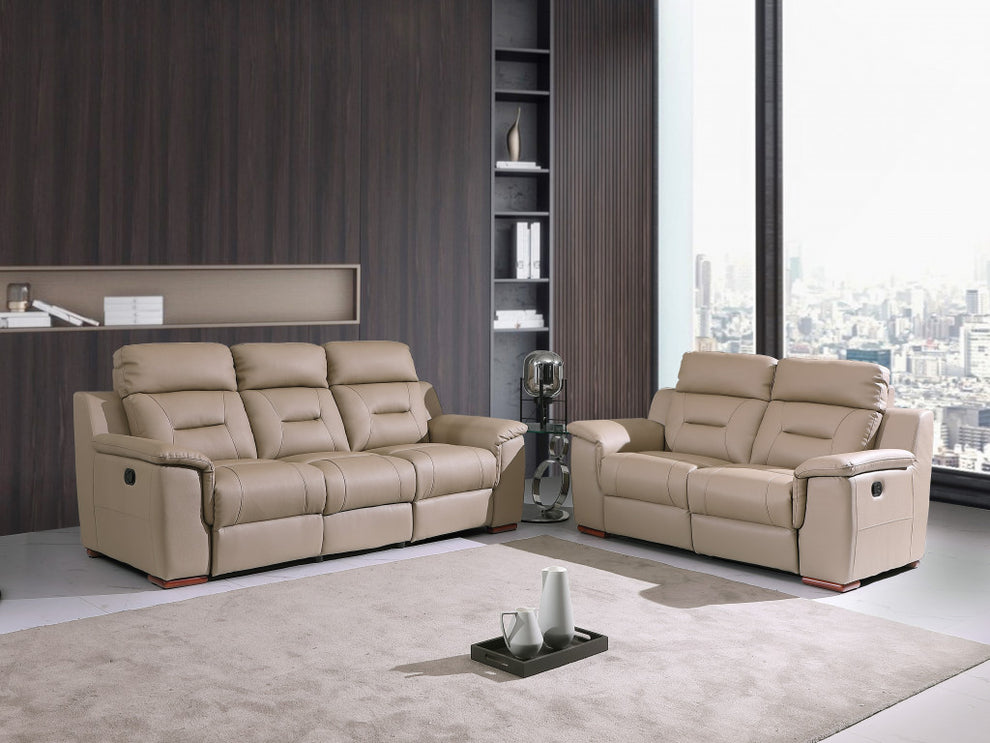Beige Sofa Love By Homeroots - 366204 | Sofas | Modishstore - 2