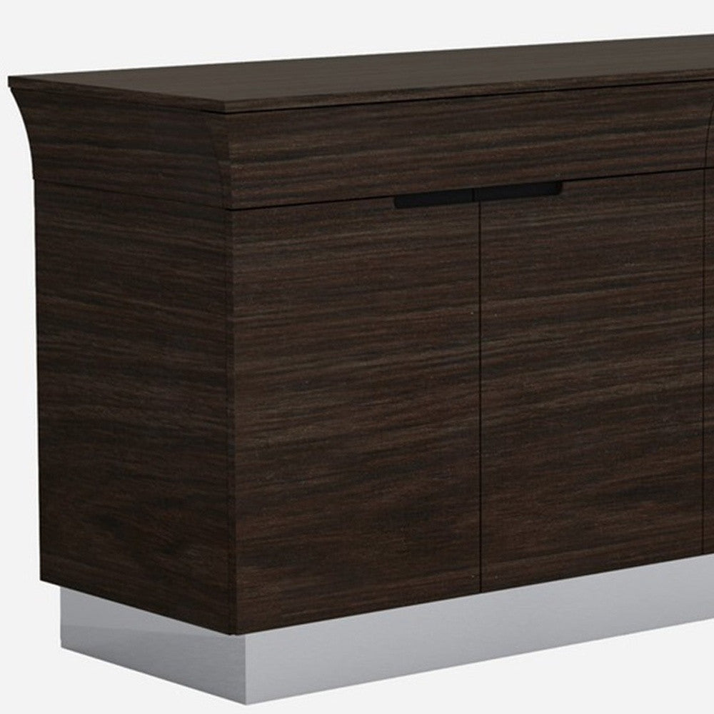 Wenge Buffet By Homeroots | Sideboards | Modishstore - 4