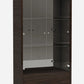 Wenge Vetrina By Homeroots | Cabinets | Modishstore