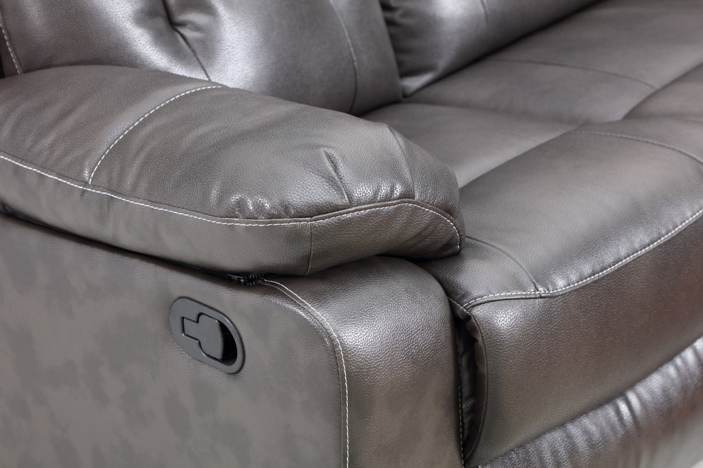 Dark Gray Sectional By Homeroots | Sectional | Modishstore - 4