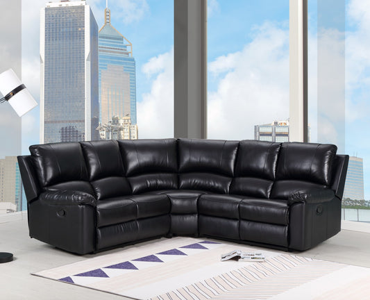 Black Sectional By Homeroots | Sectional | Modishstore