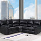 Black Power Reclining Sectional By Homeroots | Sectional | Modishstore