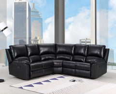 Black Power Reclining Sectional By Homeroots