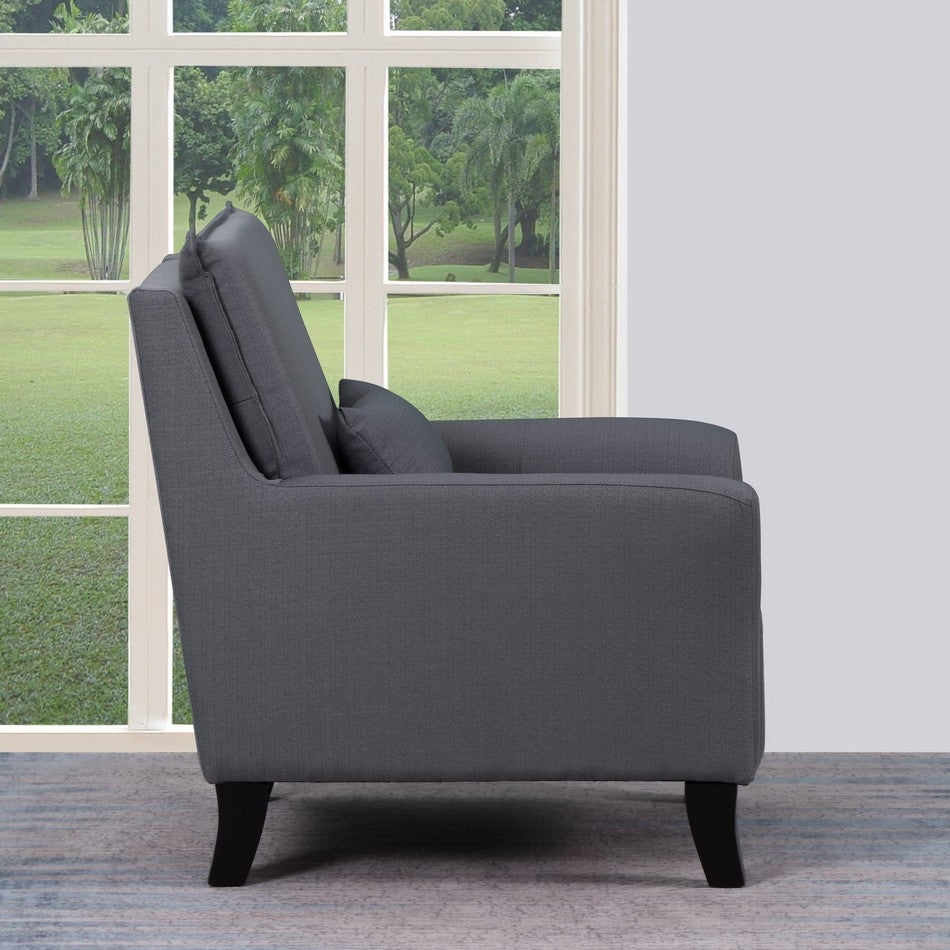 Gray Accent Chair By Homeroots | Accent Chairs | Modishstore - 3