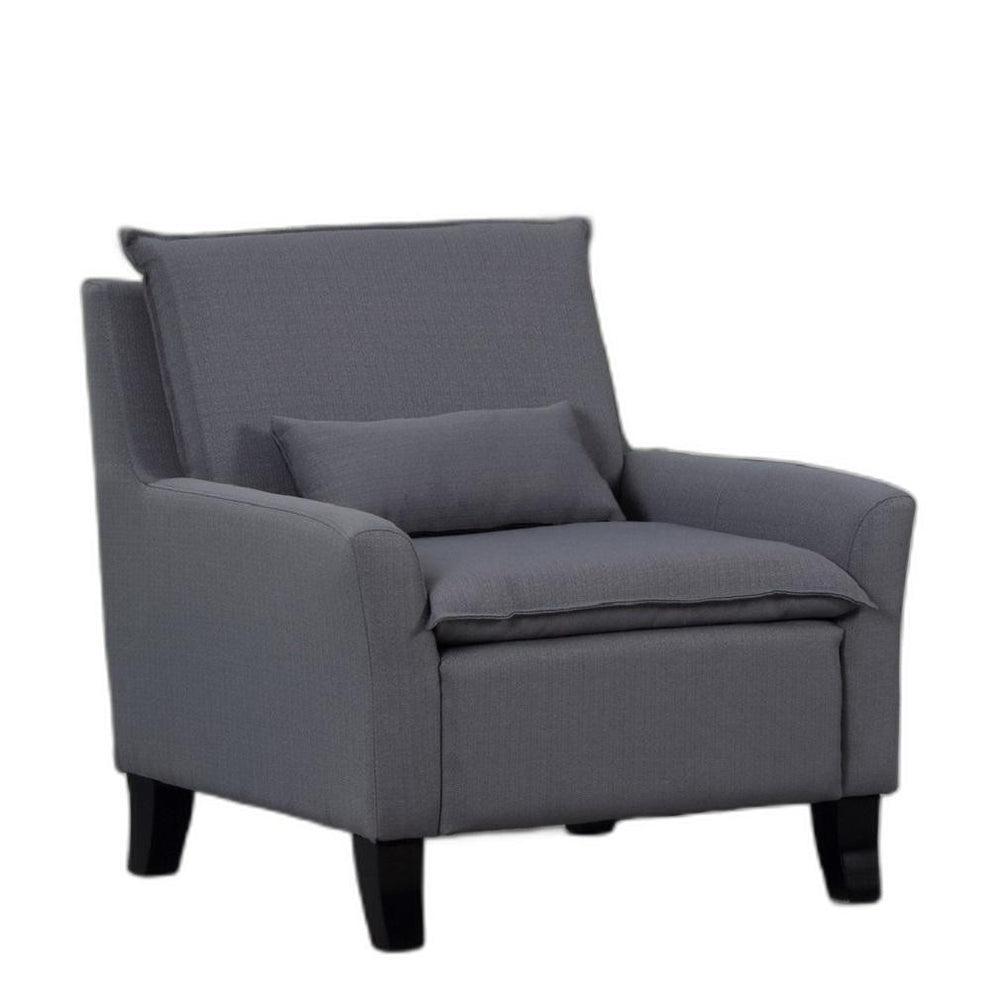 Gray Accent Chair By Homeroots | Accent Chairs | Modishstore - 5