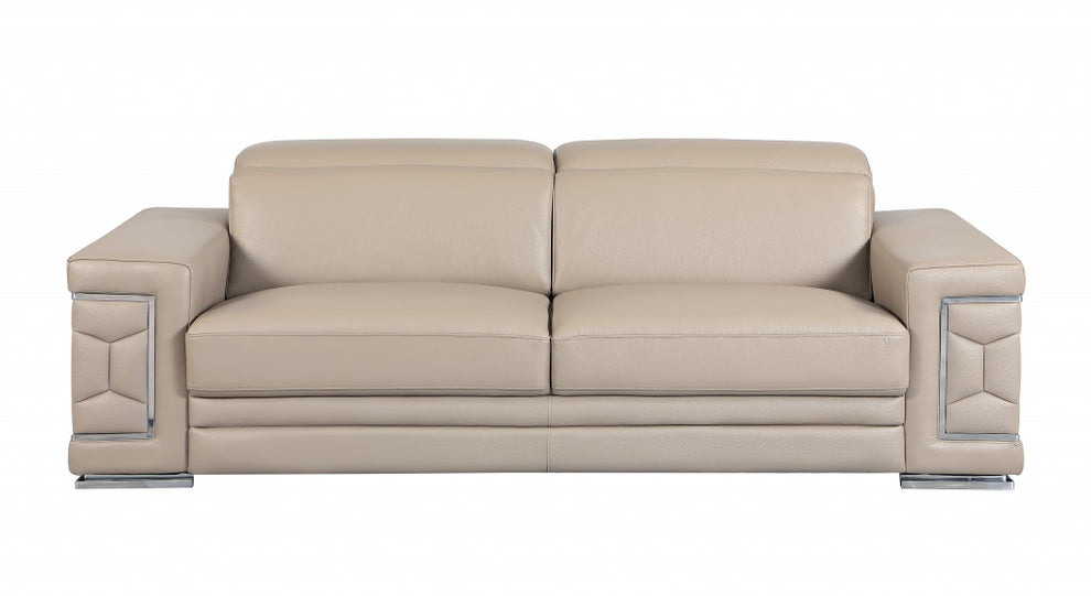 Beige Sofa Love By Homeroots - 366253 | Sofa Set | Modishstore - 3