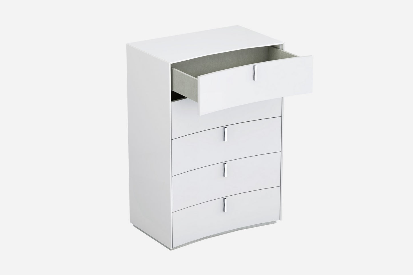 White Chest By Homeroots | Drawers | Modishstore - 2