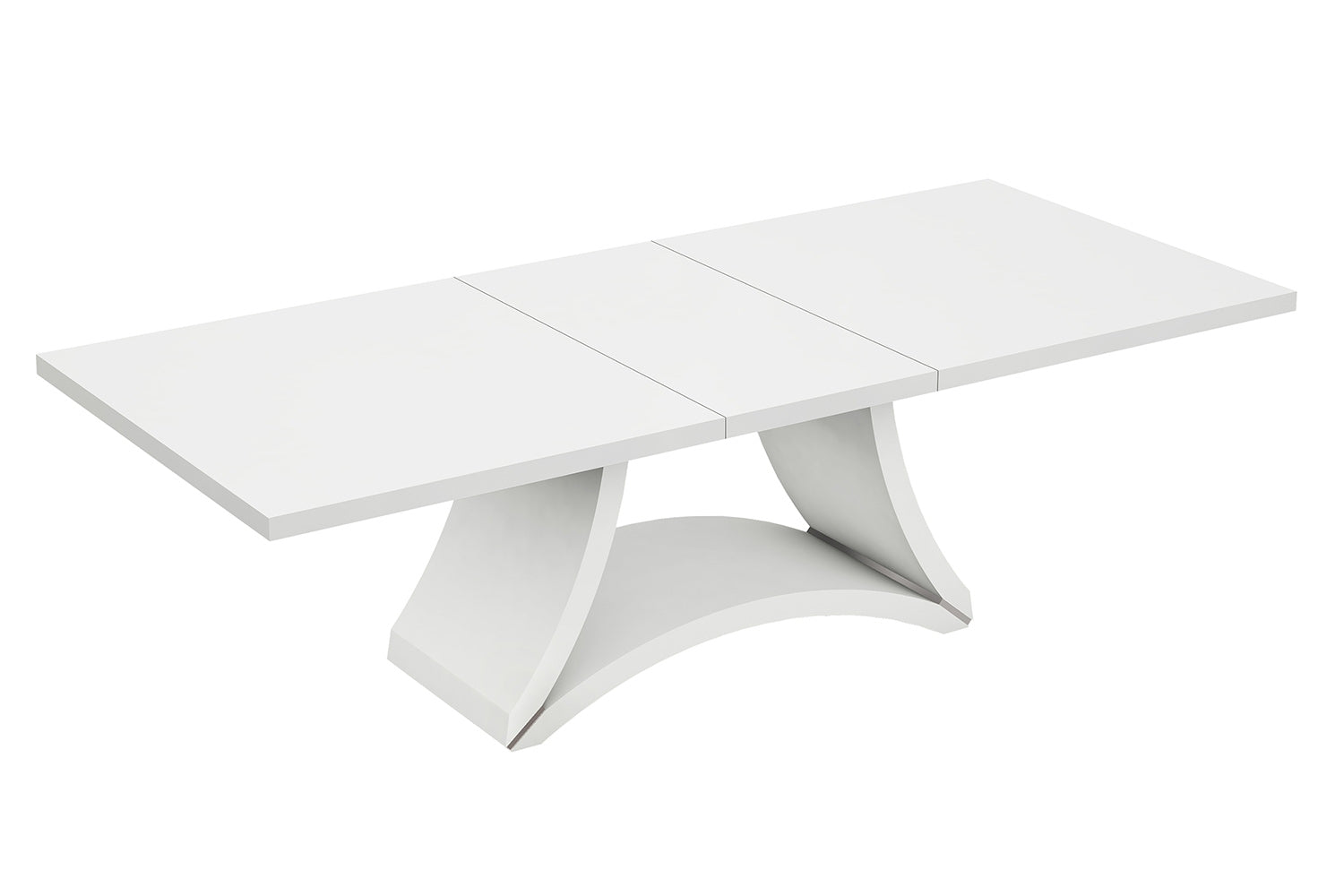 Modern White High Gloss Finish Dining Table By Homeroots | Dining Tables | Modishstore