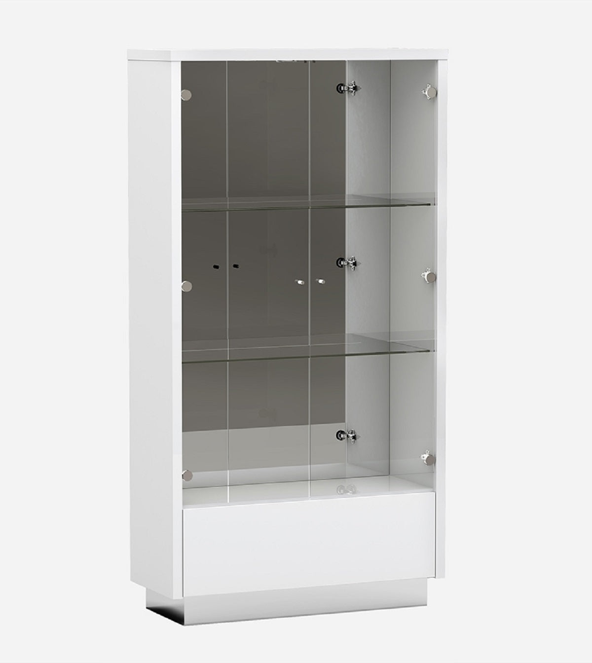 White Vetrine By Homeroots | Cabinets | Modishstore