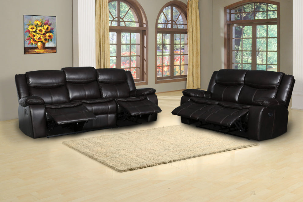 Brown Sofa Love By Homeroots - 366307 | Sofas | Modishstore - 2