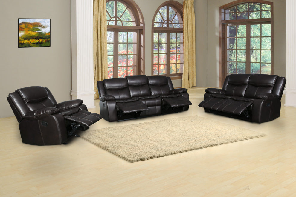 Brown Sofa Set By Homeroots - 366308 | Sofa Set | Modishstore - 2