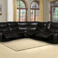 Espresso Brown Faux Leather Reclining Sectional Sofa By Homeroots | Sofa Set | Modishstore - 2