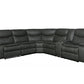 Gray Reclining Sectional By Homeroots | Sectional | Modishstore