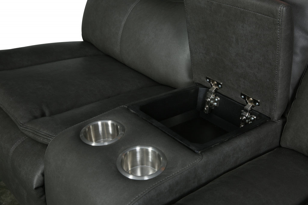 HomeRoots Reclining Sectional