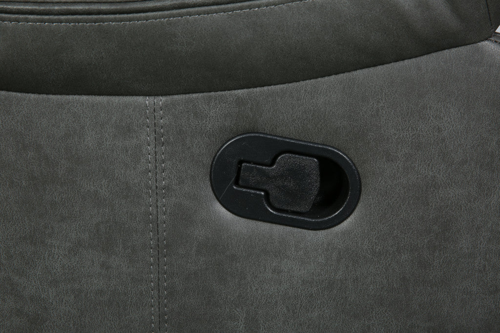 Gray Reclining Sectional By Homeroots | Sectional | Modishstore - 5