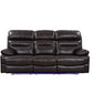 Brown Power Reclining Sofa By Homeroots - 366311 | Sofas | Modishstore