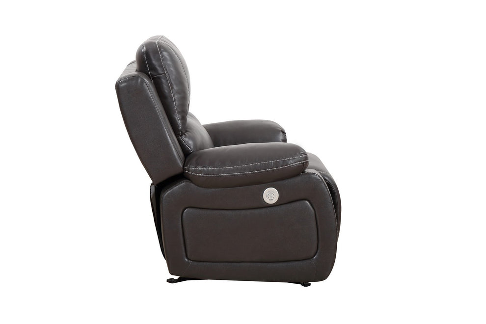 Gray Power Reclining Chair By Homeroots - 366343 | Recliners | Modishstore - 3