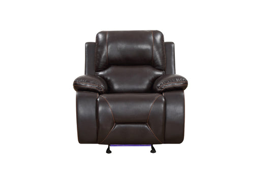 Brown Power Reclining Chair By Homeroots - 366348 | Recliners | Modishstore
