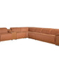 Camel Power Reclining 7PC Sectional By Homeroots - 366353 | Sectional | Modishstore - 2