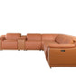 Camel Power Reclining 7PC Sectional By Homeroots - 366353 | Sectional | Modishstore - 3