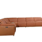 Camel Power Reclining 7PC Sectional By Homeroots - 366353 | Sectional | Modishstore - 4