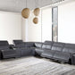 Dark Grey Power Reclining 7PC Sectional By Homeroots - 366357 | Sectional | Modishstore