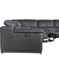 Dark Grey Power Reclining 7PC Sectional By Homeroots - 366358 | Sectional | Modishstore - 4