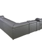 Dark Grey Power Reclining 8PC Sectional By Homeroots - 366359 | Sectional | Modishstore - 3