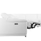 White Power Reclining 8PC Sectional By Homeroots - 366365 | Sectional | Modishstore - 4