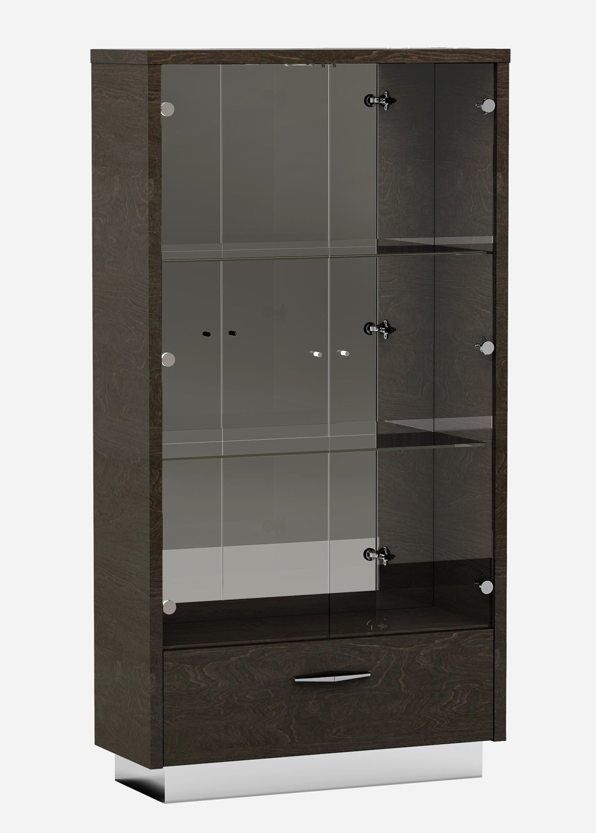 Gray Vetrine By Homeroots - 366366 | Cabinets | Modishstore