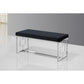 Black and Silver Stainless Steel Bench By Best Master Furniture | Stools & Benches |  Modishstore  - 2