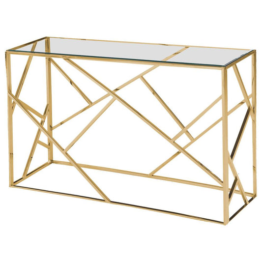 Stainless Steel Living Room Gold Sofa Table By Best Master Furniture | Coffee Tables |  Modishstore 
