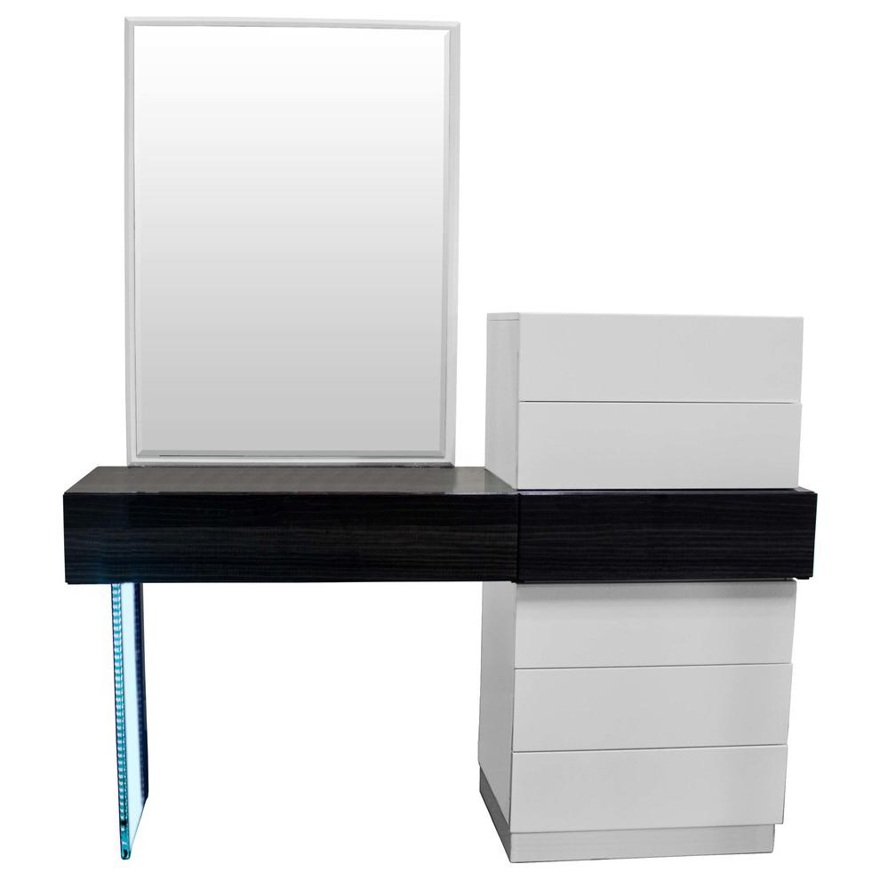 Ireland Modern White Lacquer Platform 5-Piece Bedroom Set By Best Master Furniture | Bedroom Sets |  Modishstore  - 4