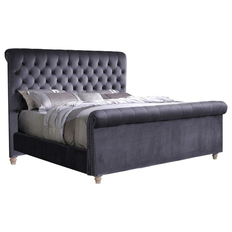 Upholstered Tufted Bed By Best Master Furniture | Beds |  Modishstore 