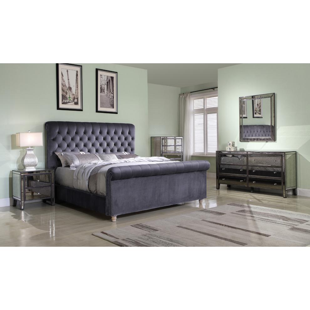 Upholstered Tufted Bed By Best Master Furniture | Beds |  Modishstore  - 2