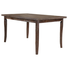 Mindy Transitional Antique-Style Natural Oak Dining Table By Best Master Furniture