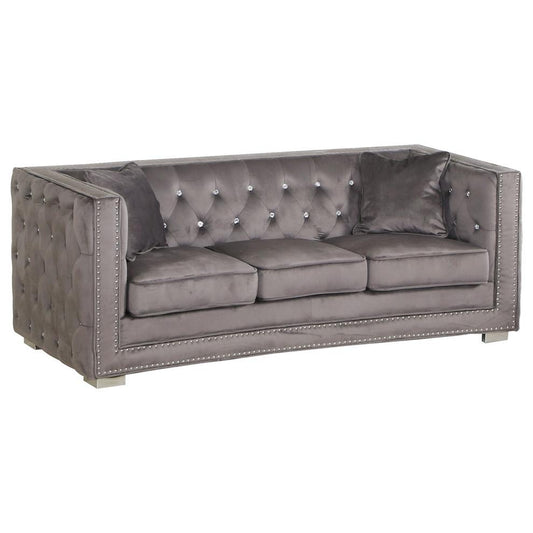 Ruby Embellished Tufted Living Room Sofa By Best Master Furniture | Sofas |  Modishstore 