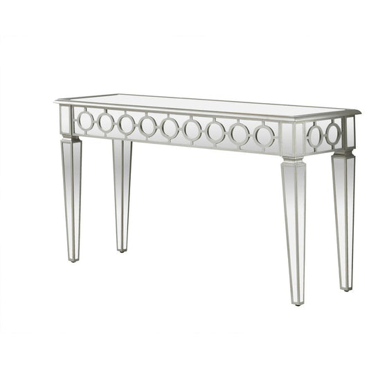 Sophie Silver Mirrored Sofa Table By Best Master Furniture | Console Tables |  Modishstore 