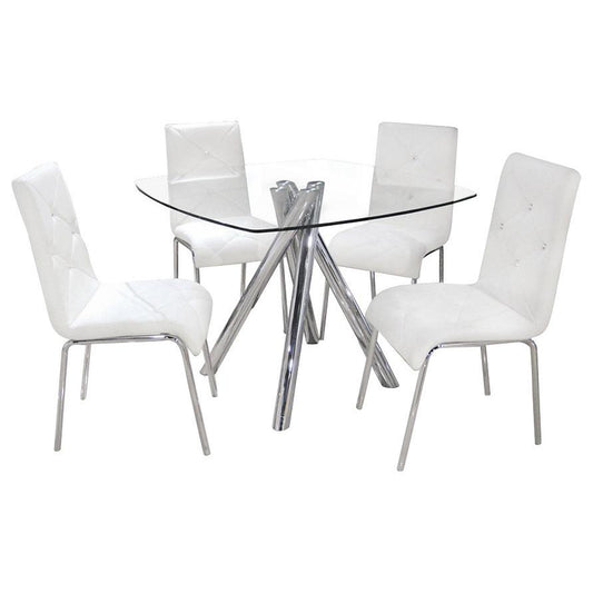 Flux 5PC Dining Set By Best Master Furniture | Dining Sets |  Modishstore 