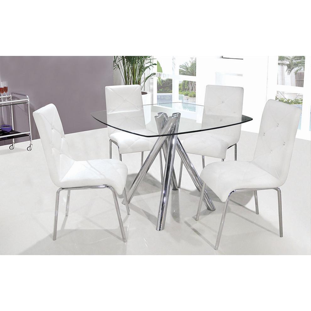 Flux 5PC Dining Set By Best Master Furniture | Dining Sets |  Modishstore  - 2