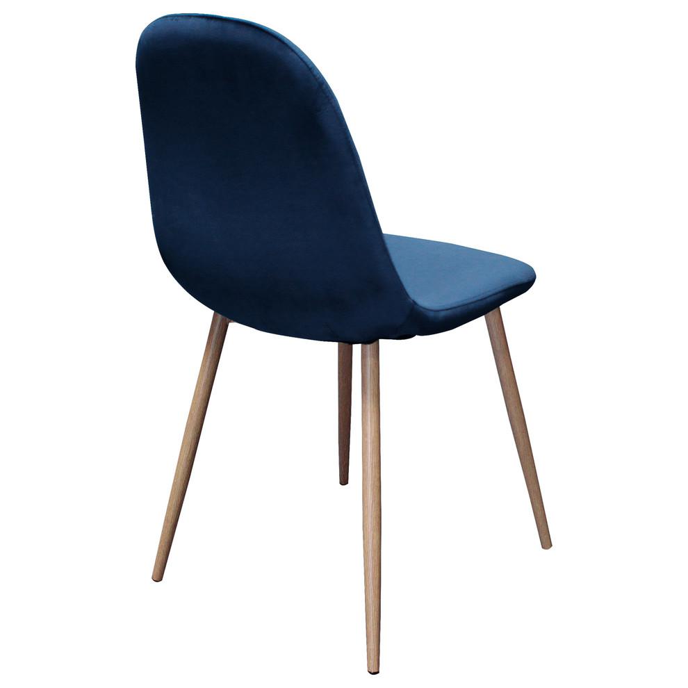Midcentury Modern- Velvet Upholstered Side Chairs, Set of 4  By Best Master Furniture | Side Chairs |  Modishstore  - 2