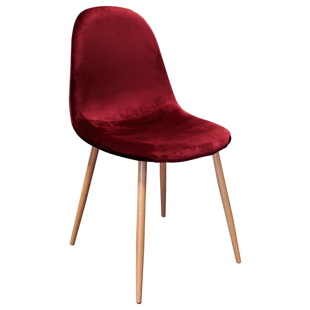 Midcentury Modern- Velvet Upholstered Side Chairs, Set of 4  By Best Master Furniture | Side Chairs |  Modishstore  - 4