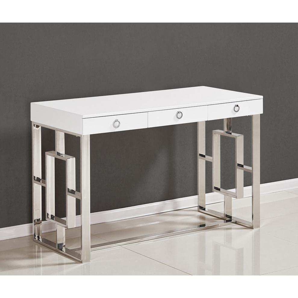 Contemporary 3-Drawer Writing Desk By Best Master Furniture | Desks |  Modishstore  - 2
