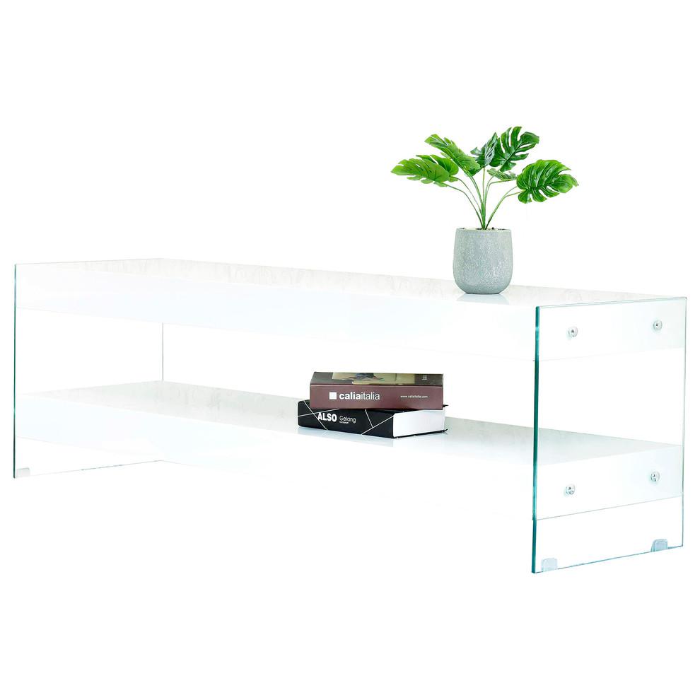 63" White Modern 2 Shelves TV Stand By Best Master Furniture | TV Stands |  Modishstore 