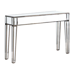 Aristotle Modern Silver Console Table By Best Master Furniture