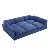 Blue Modular Sofas