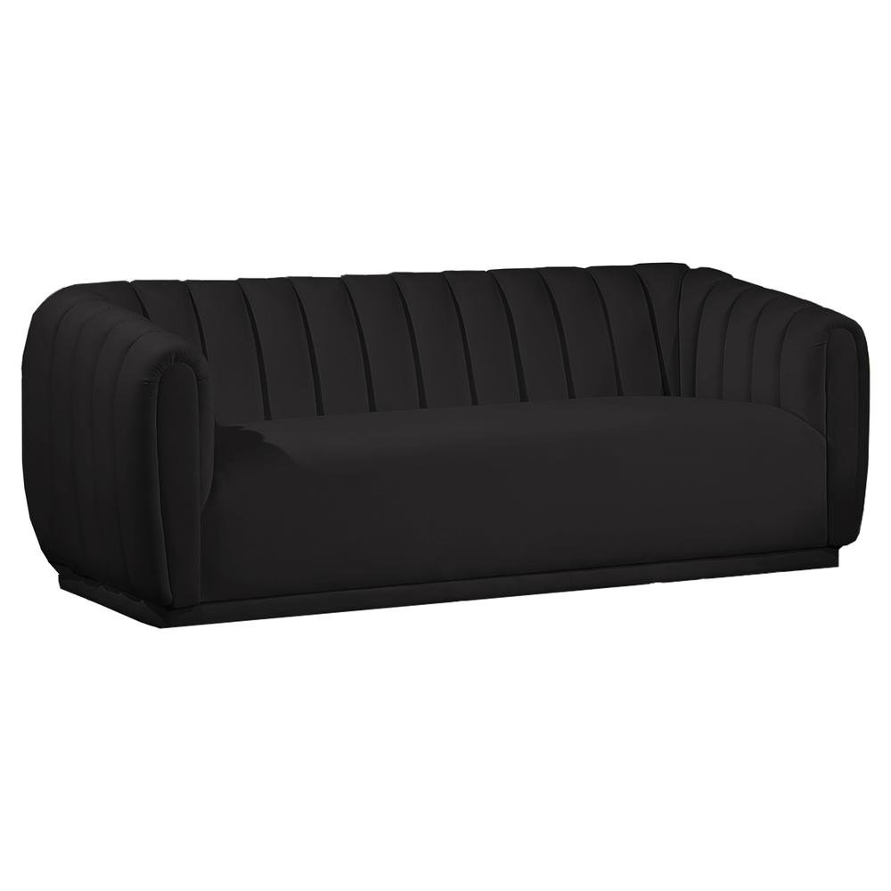 Villanova Black Velvet Sofa By Best Master Furniture | Sofas |  Modishstore 