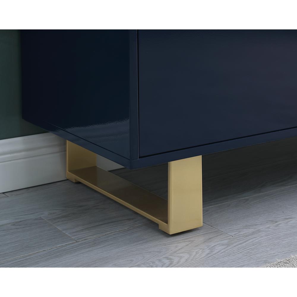 Tyrion Navy Lacquer Sideboard with Gold Accents By Best Master Furniture | Sideboards |  Modishstore  - 3