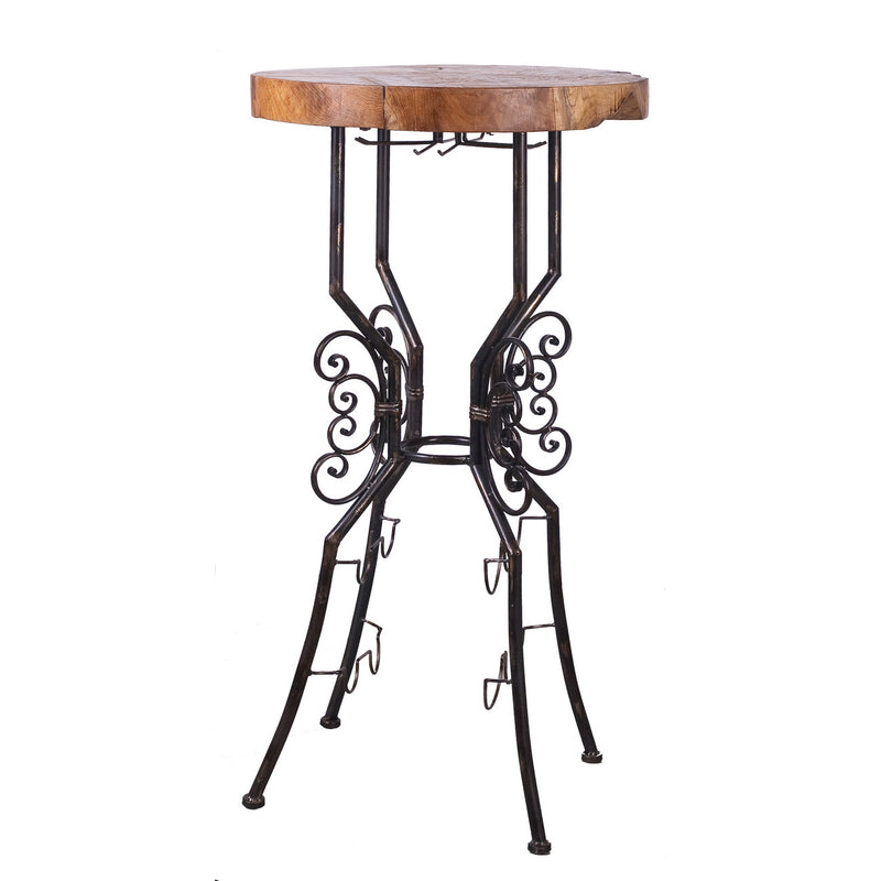 A&B Home Wood/Metal Bar Table | Bar Stools | Modishstore