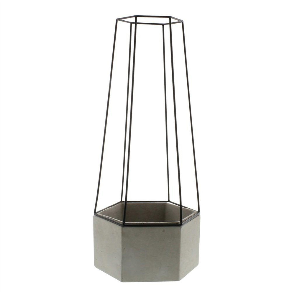 HomArt Indio Planter - Cement - Large-4